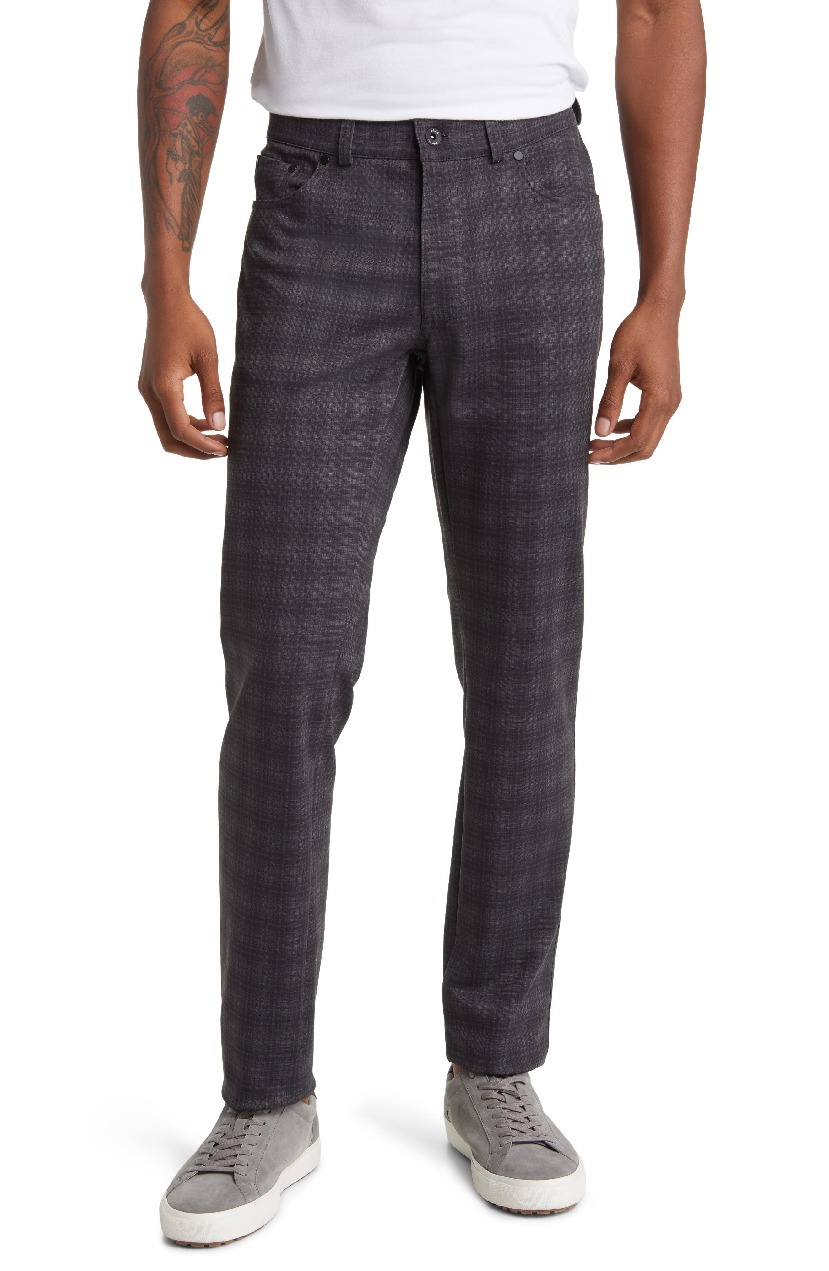 Chuck Plaid Hi Flex Slim Fit Five-Pocket Pants