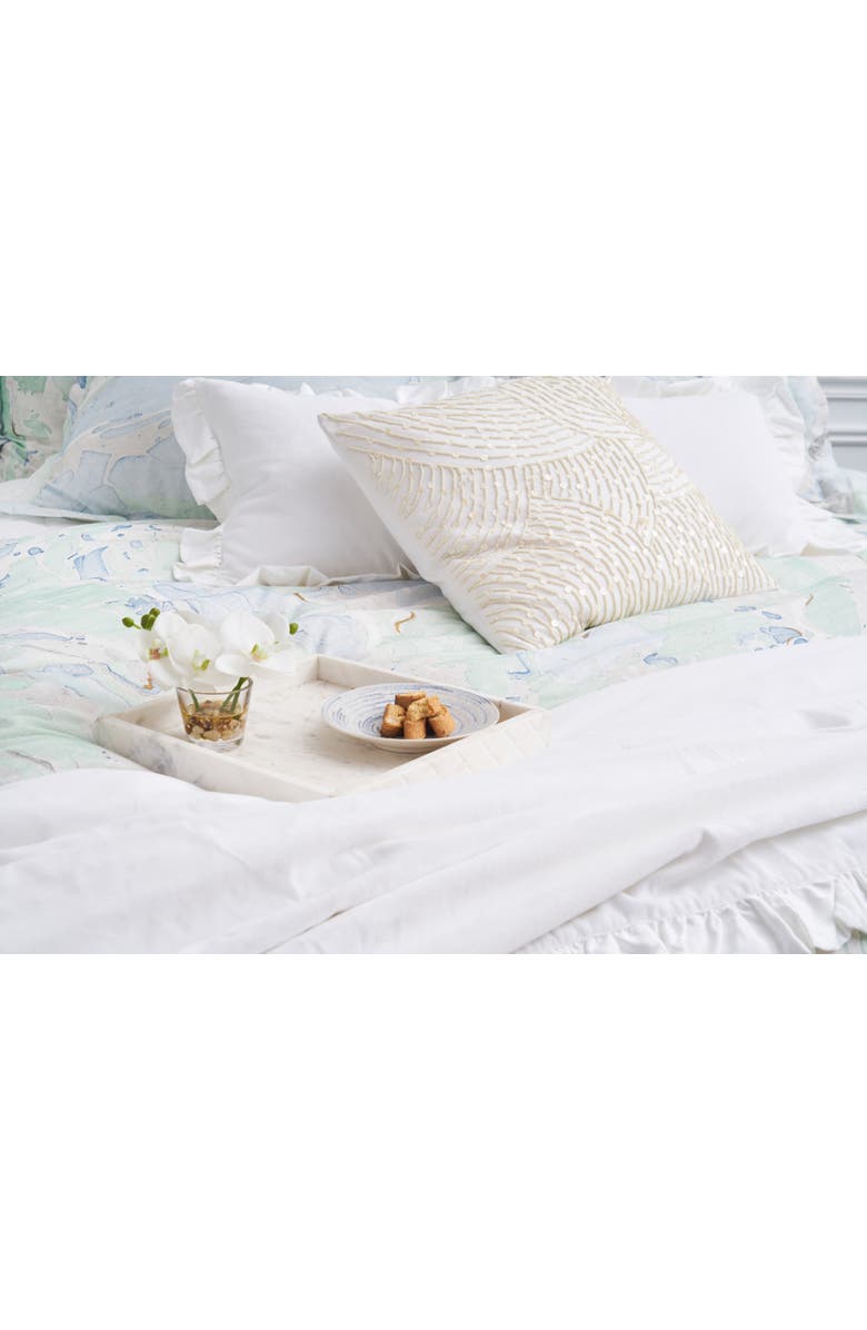 ELISABETH YORK Marble Sea Glass Duvet Cover Collection, Alternate, color, Blue