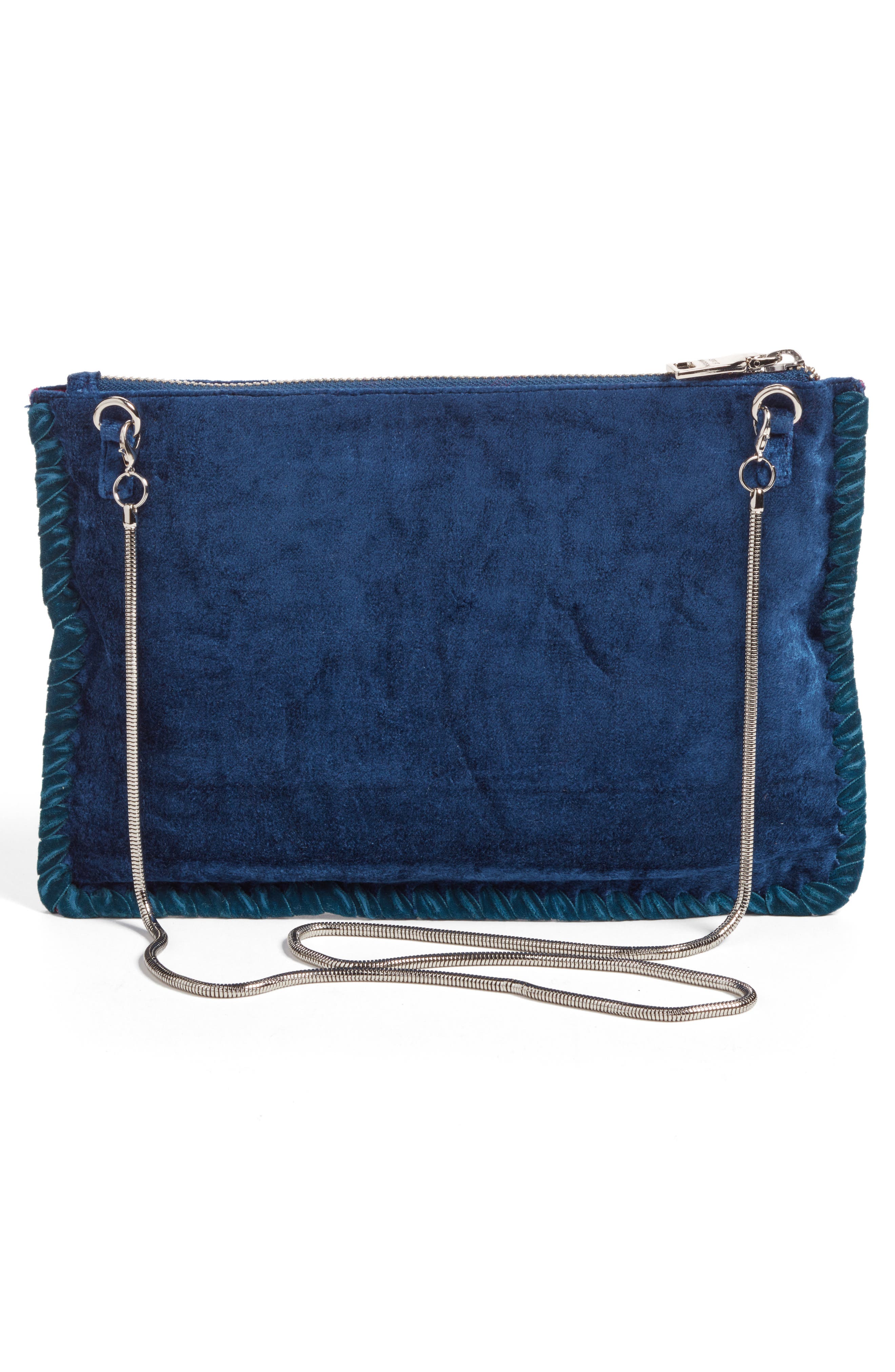 Steve Madden Embellished Clutch, Alternate, color, 