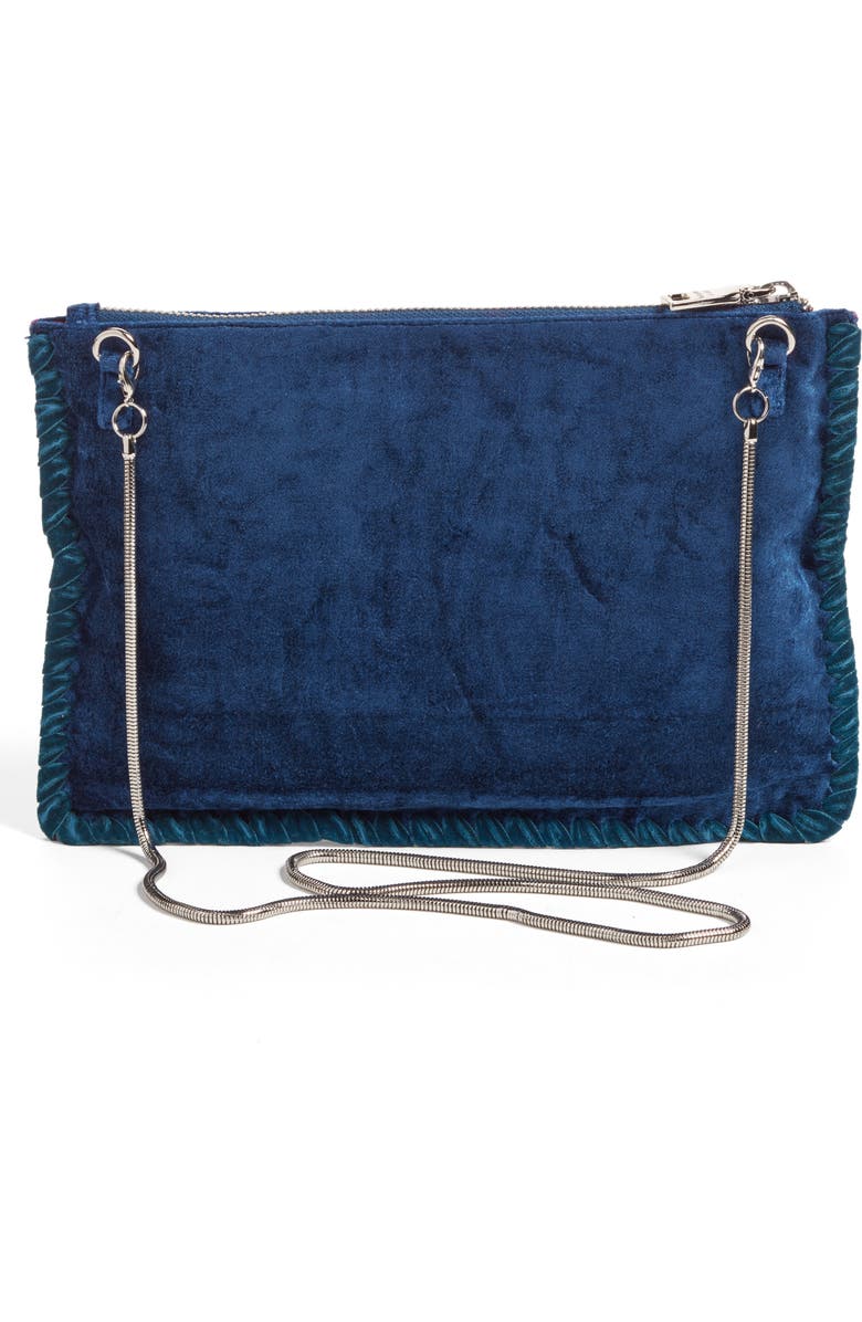 Steve Madden Embellished Clutch, Alternate, color,