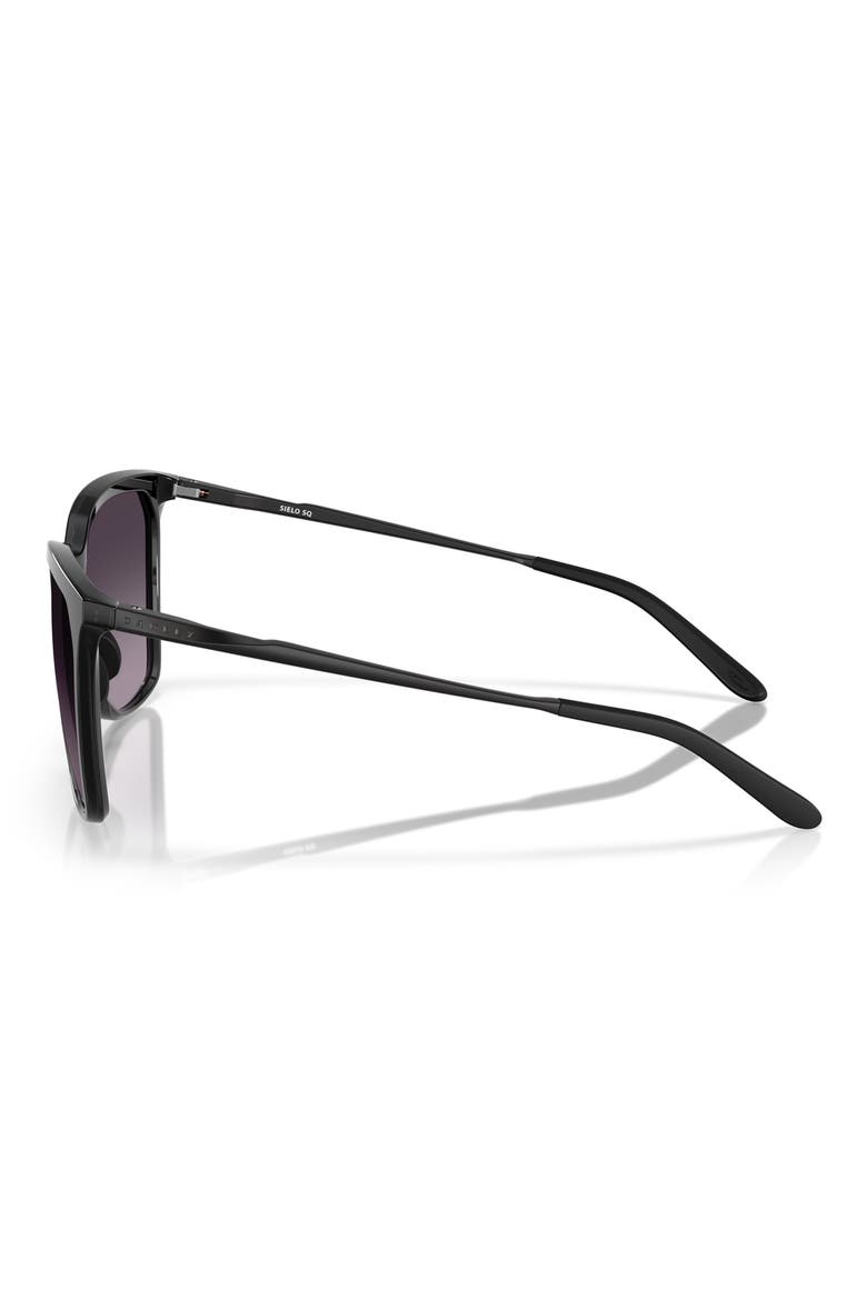 Sielo 57mm Gradient Prizm™ Square Sunglasses, Alternate, color, BLACK/ GREY GRADIENT