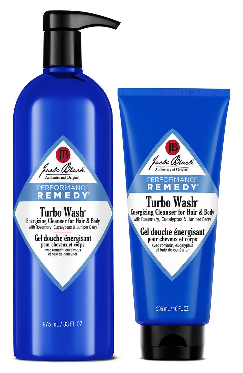 Jack Black Turbo Wash<sup>®</sup> Energizing Cleanser for Hair & Body Duo $76 Value, Alternate, color, 