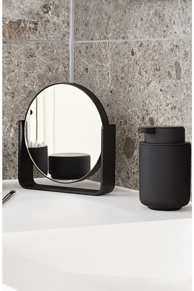 Ume Table Mirror, Alternate, color, BLACK