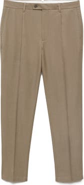 MANGO Tapered Crop Chinos