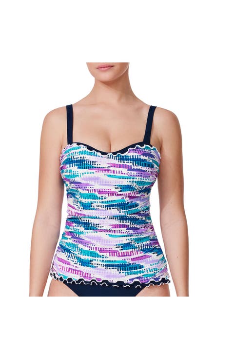Canva Tricolore D-Cup Tankini Top