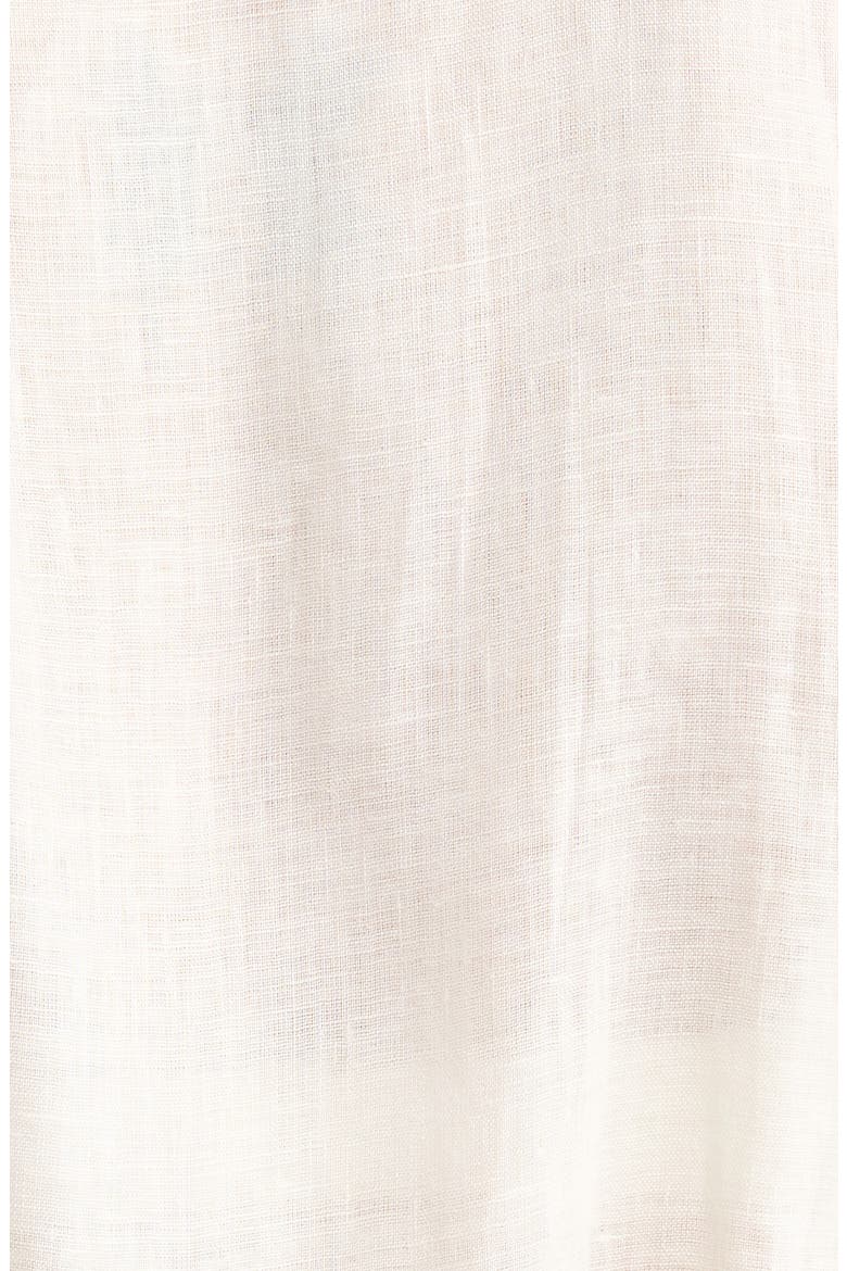 Linen Cover-Up Romper, Alternate, color, WHITE