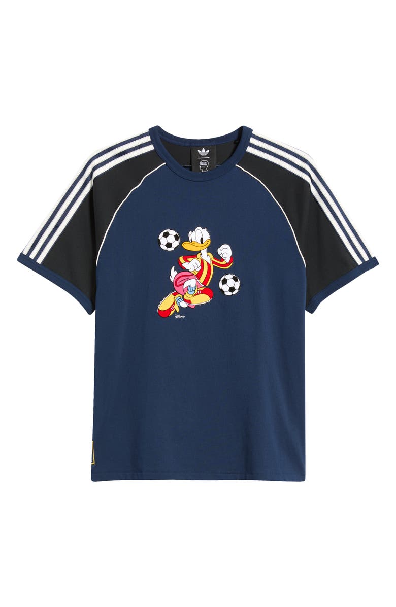adidas Originals x Brain Dead Cotton Jersey T-Shirt, Alternate, color, Collegiate Navy