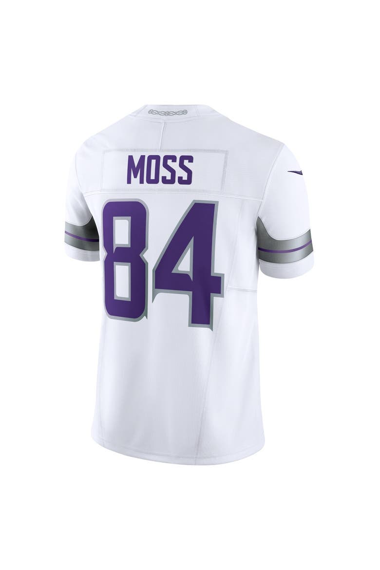Men's Nike Randy Moss White Minnesota Vikings Alternate Vapor F.U.S.E. Retired Player Limited Jersey, Alternate, color, White