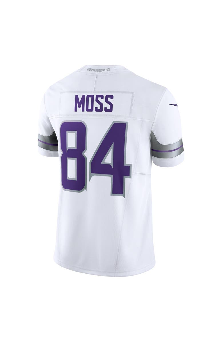 Nike Men's Nike Randy Moss White Minnesota Vikings Alternate Vapor F.U.S.E. Retired Player Limited Jersey, Alternate, color, White