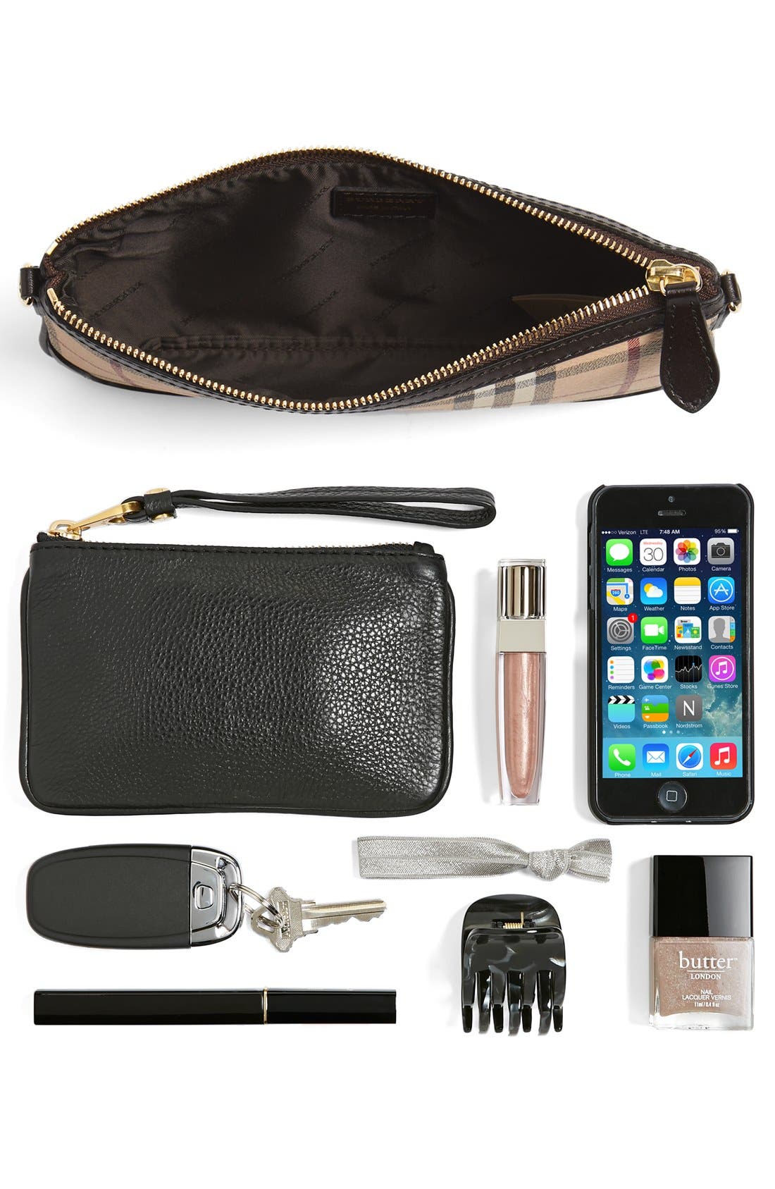 Burberry 'Haymarket Check' Crossbody Bag, Alternate, color, 