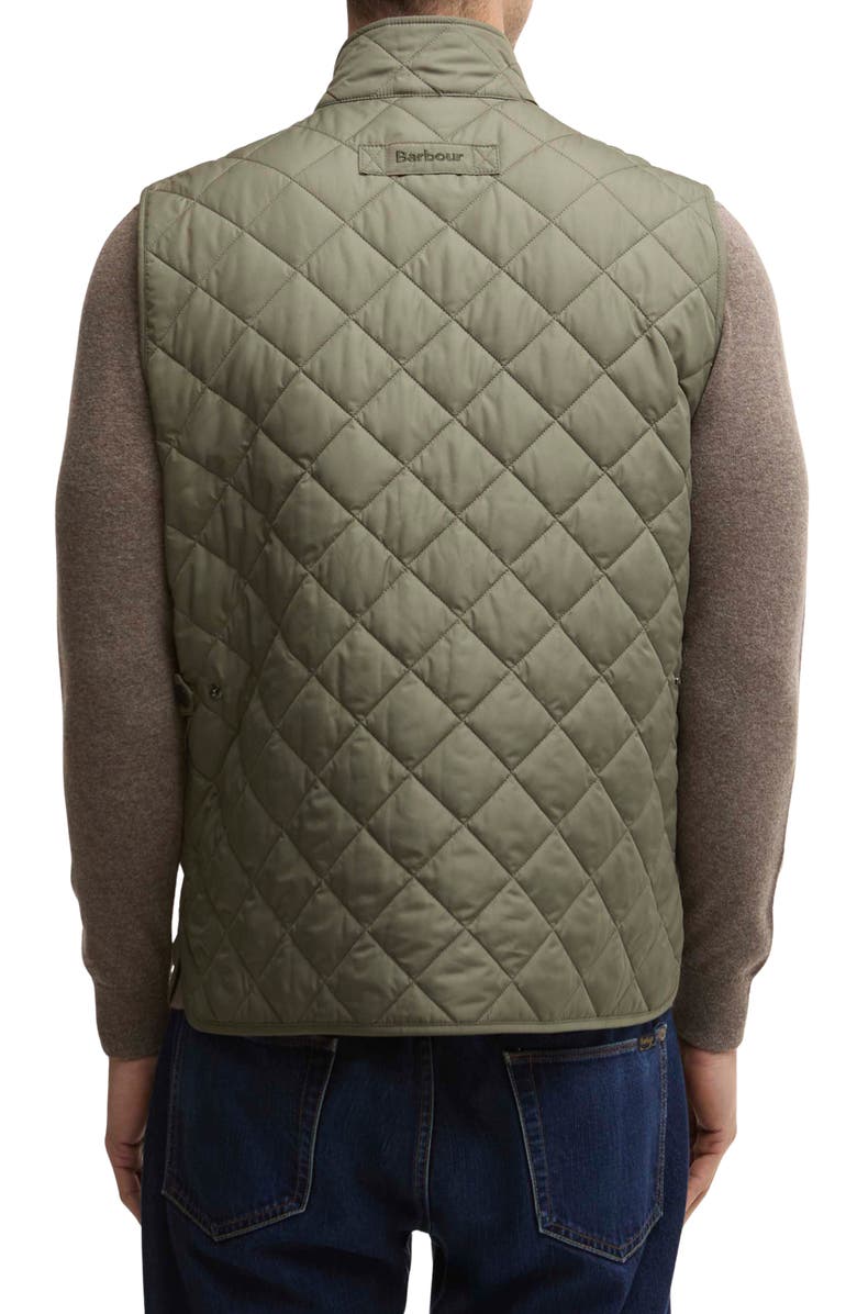 Barbour New Lowerdale Diamond Quilted Vest, Alternate, color, Dusty Olive