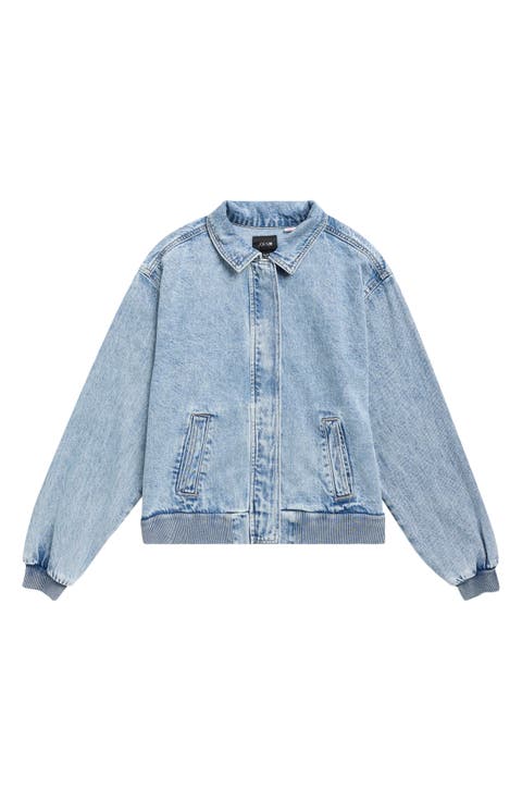 Denim Bomber Jacket