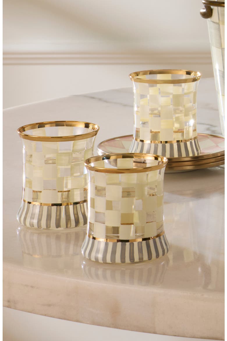 Set of 2 Carnival White Tumblers, Alternate, color, WHITE