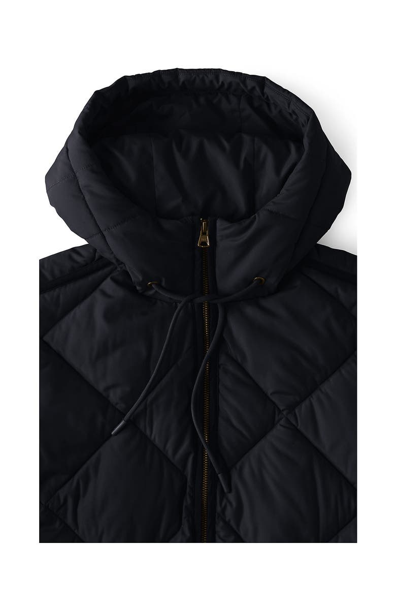 Lands' End FeatherFree Insulated Diamond Quilted Maxi Coat, Alternate, color, 
