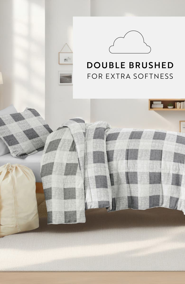 HOMESPUN Ultimate College Essentials Bedding Bundle., Alternate, color, Gray