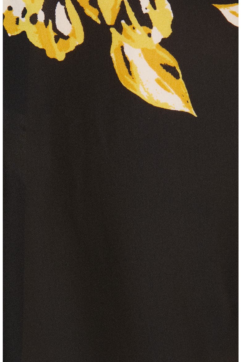 Ance Silk Top, Alternate, color, CAVIAR