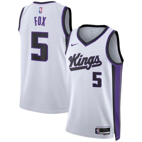 Unisex Nike De'Aaron Fox White Sacramento Kings Swingman Jersey - Association Edition