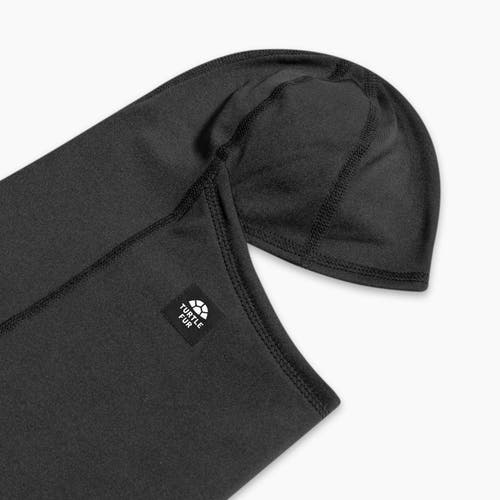 Turtle Fur Plush Lined Quantum Balaclava In Black