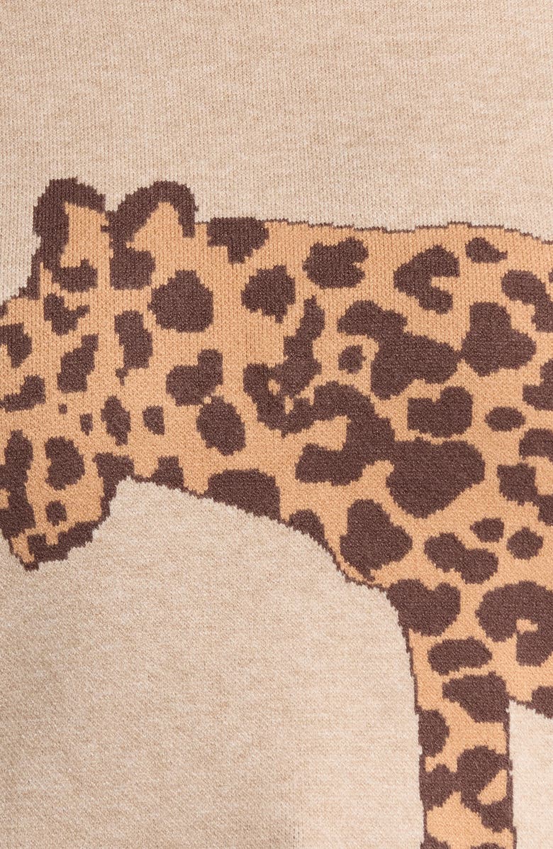SUGARLIPS Jazara Leopard Sweater, Alternate, color,