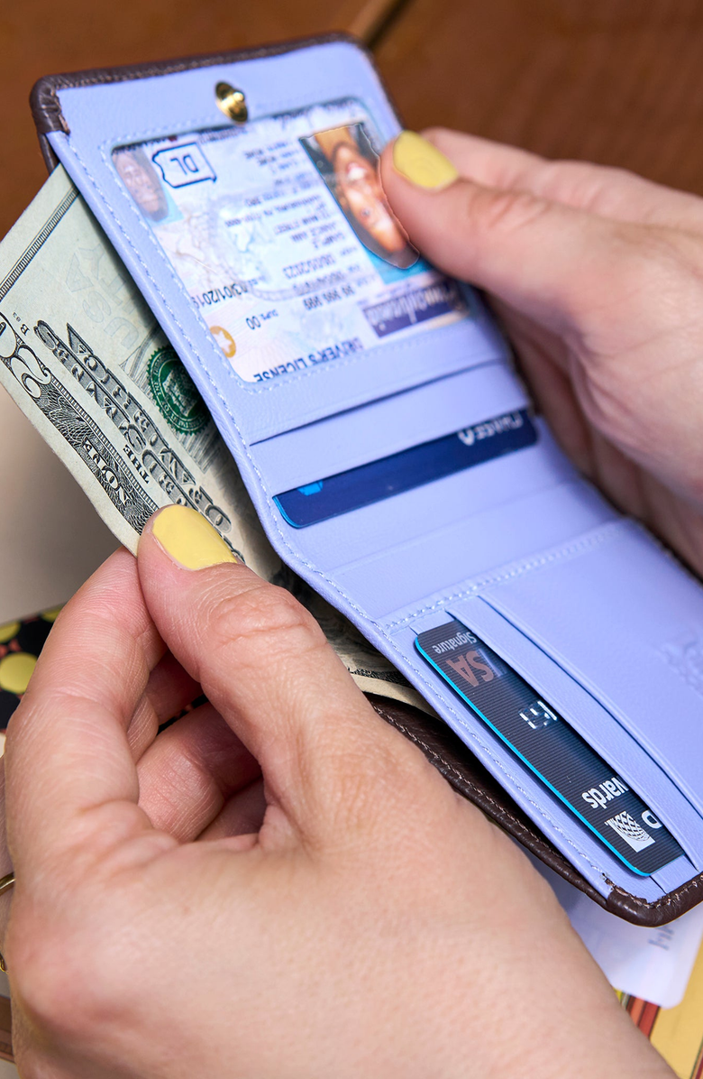 Tusk Ascot Snap Evening Wallet, Alternate, color, Espresso