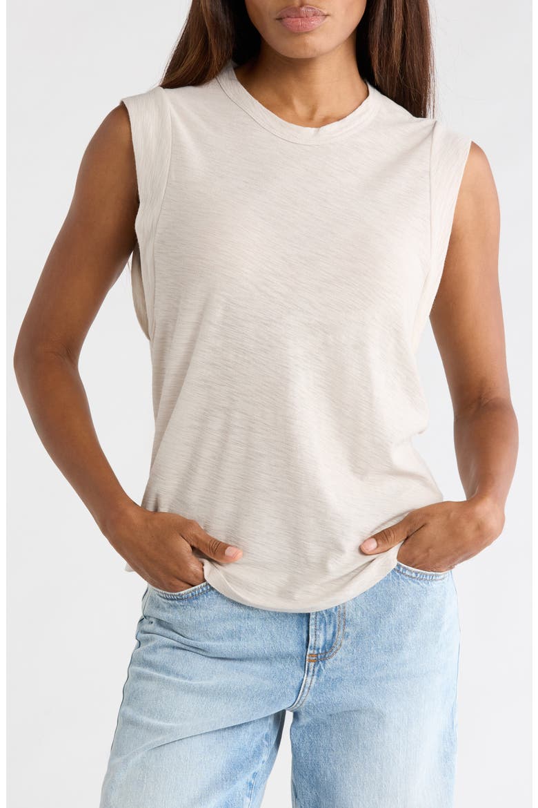 Curved Hem Muscle Tank, Main, color, SALT
