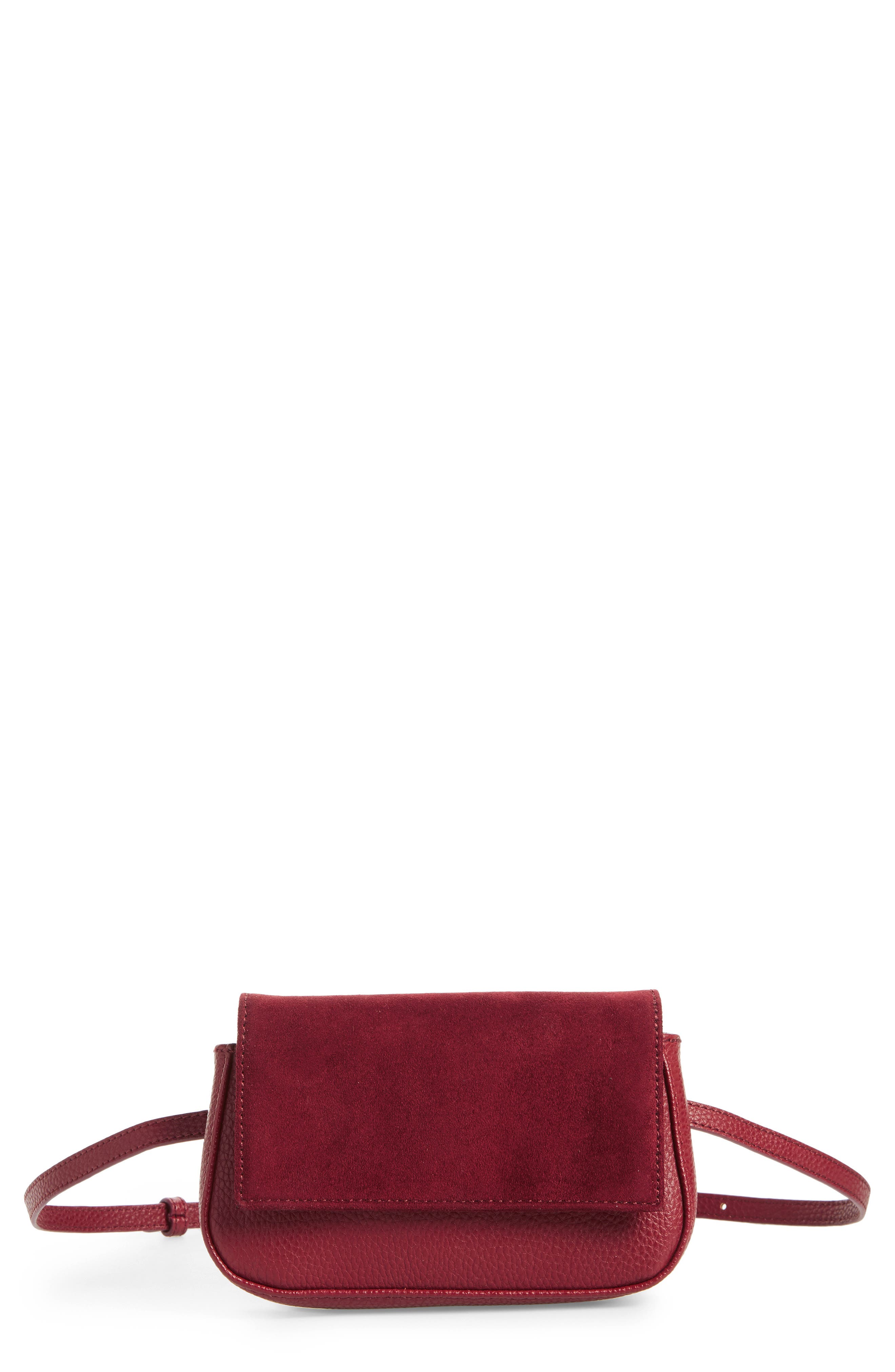 Kinza Belt Bag, Main, color, RED