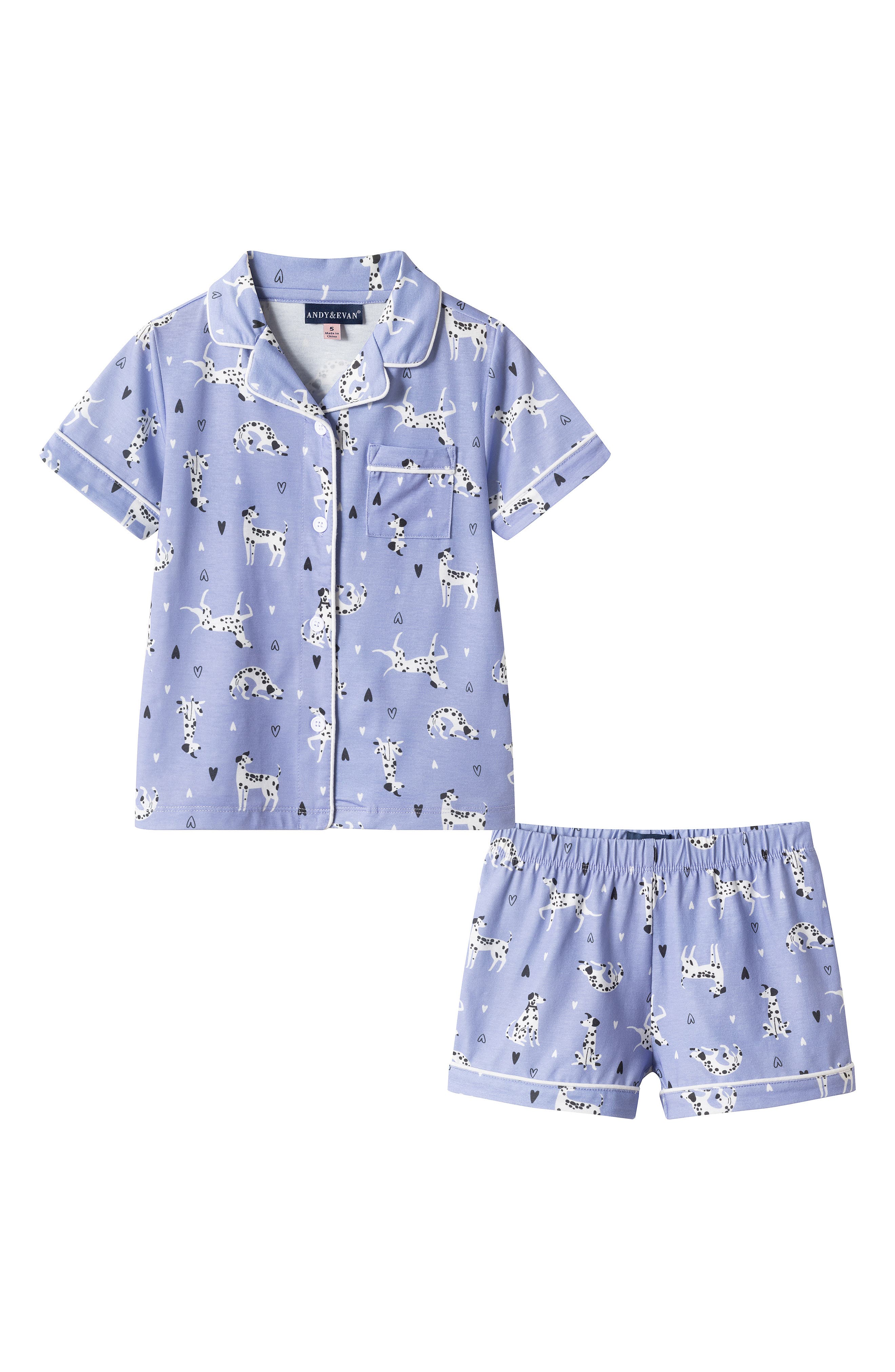 Andy & Evan Kids' Print Two-Piece Pajamas