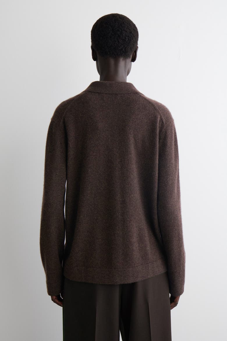Cashmere Shirt, Alternate, color, DARK BROWN