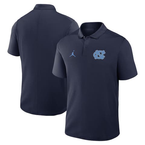 Men's Jordan Brand Navy North Carolina Tar Heels Primetime Victory Primary Logo Performance Polo