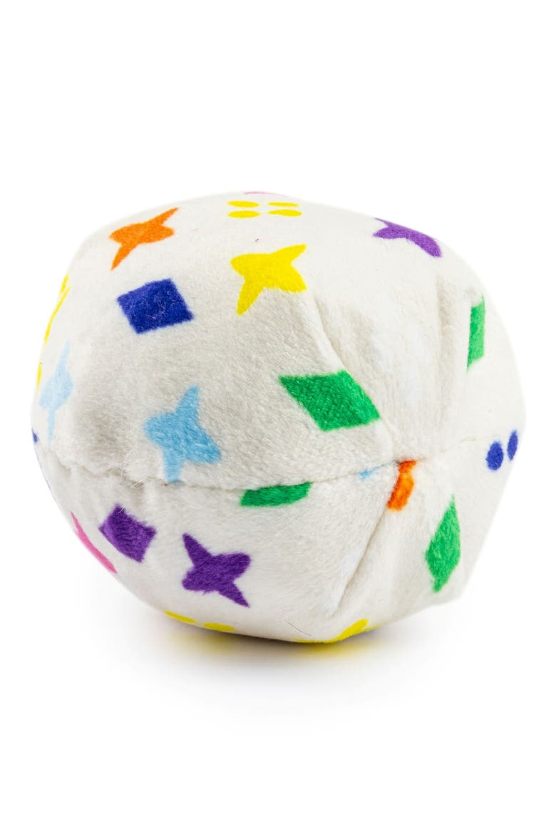 Kitty Monogram Ball, Alternate, color, WHITE MULTI