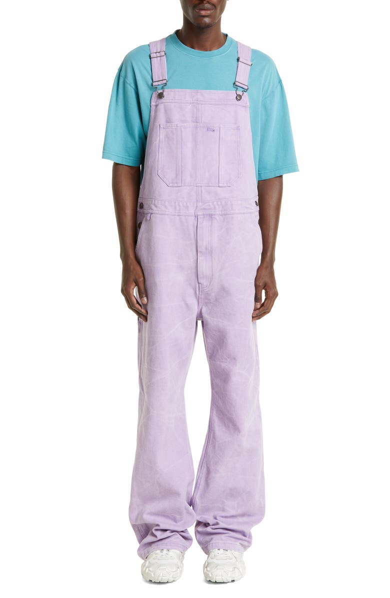 Acne Studios Organic Cotton Canvas Overalls, Main, color, 