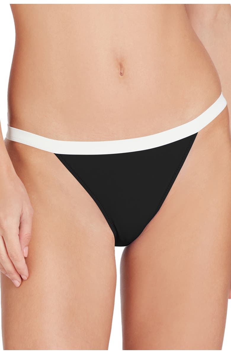 VALIMARE St Barths Colorblock Bikini Bottom, Alternate, color, Black