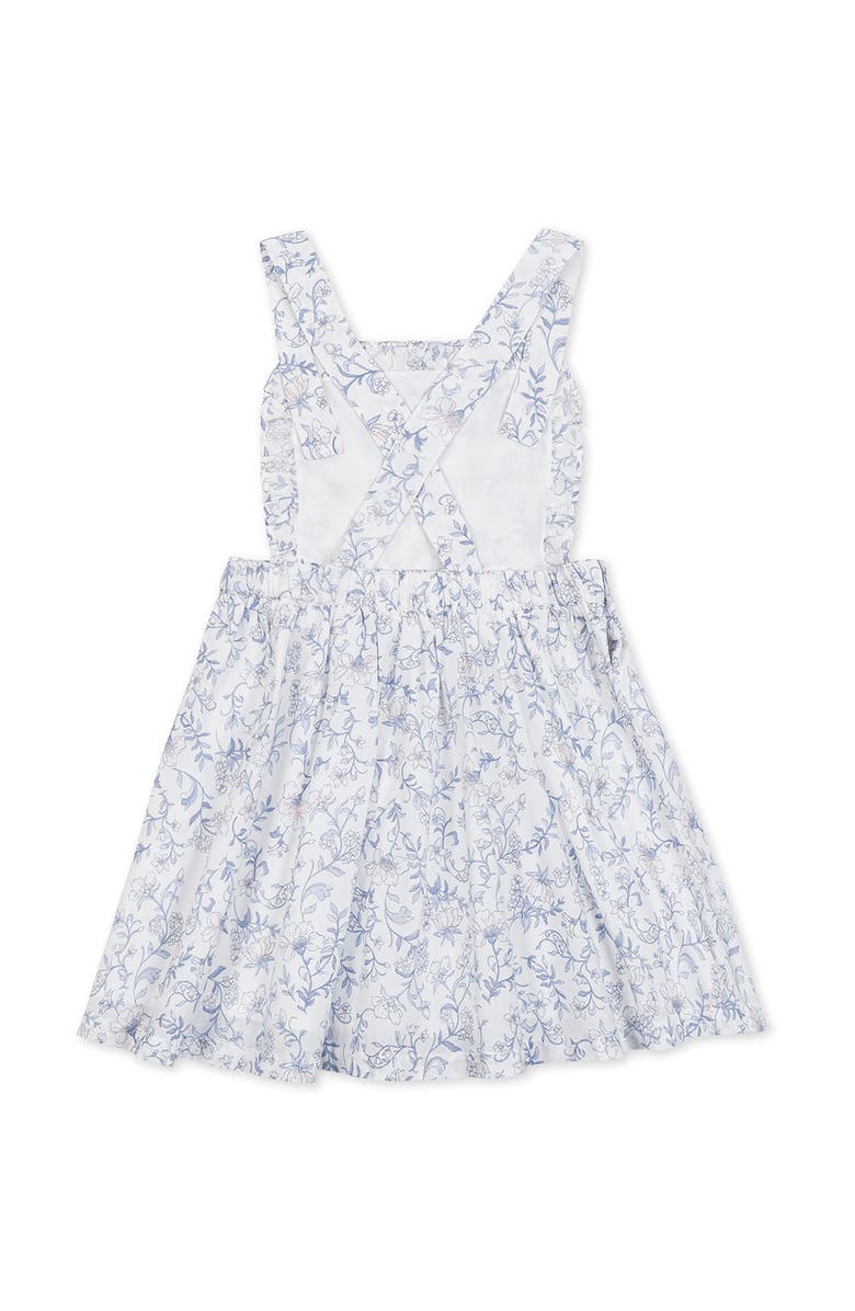 Hope & Henry Kids' Organic Ruffle Edge Apron Dress, Alternate, color, Winter Floral