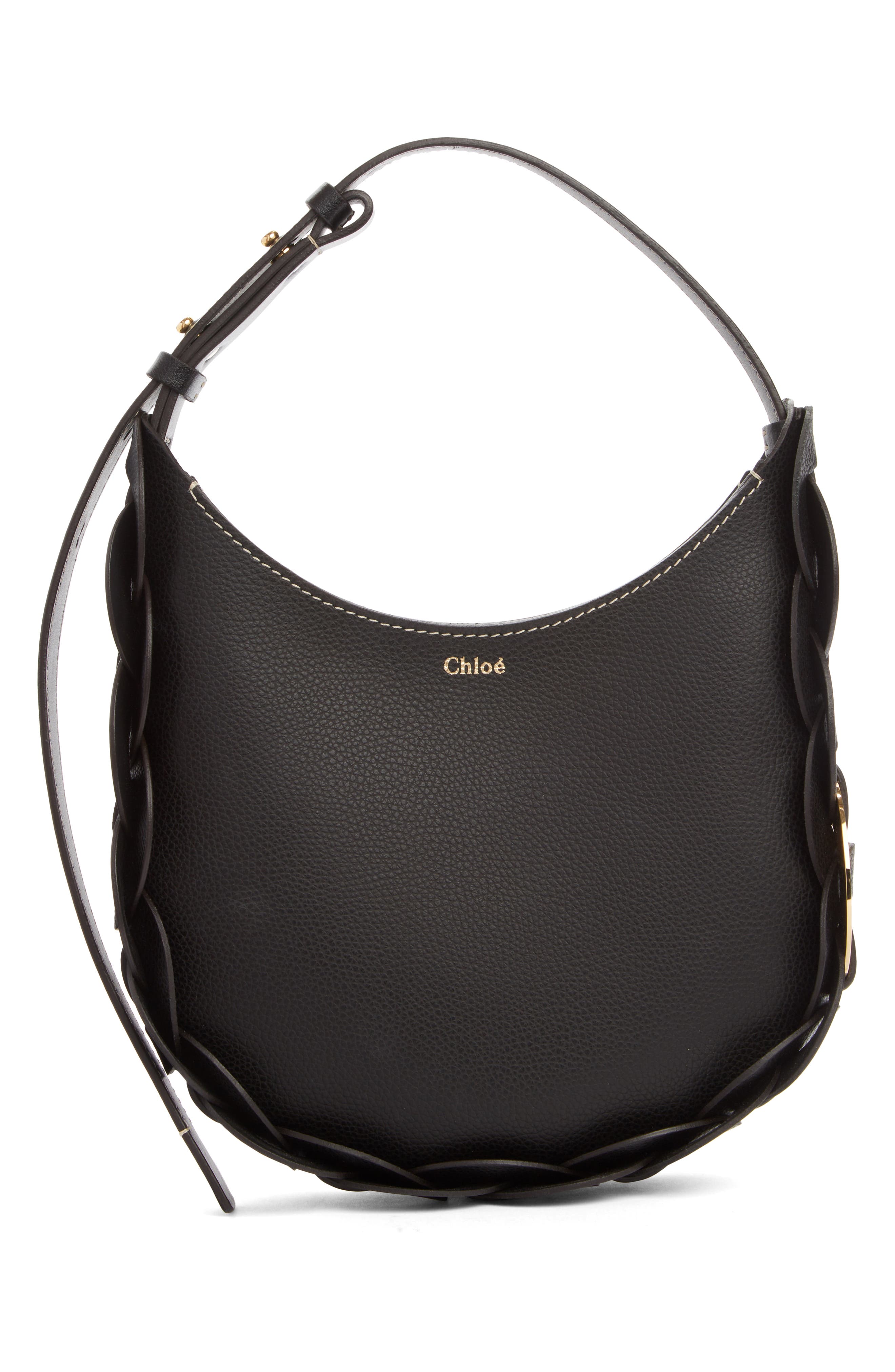 Chloé Small Darryl Leather Shoulder Bag, Alternate, color, 