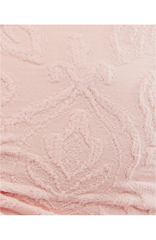Shop Free People Floral Frills Knotted Bandeau Bra In Light Pink