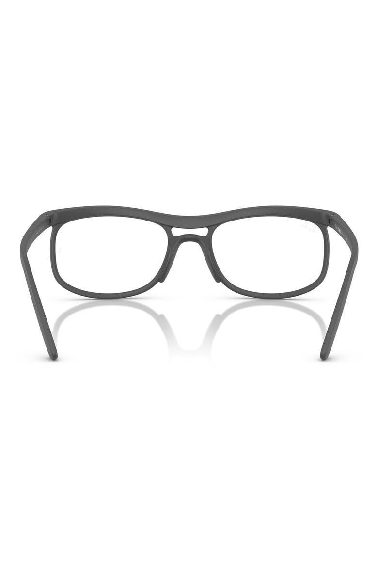 56mm Pillow Optical Glasses, Alternate, color, GREY