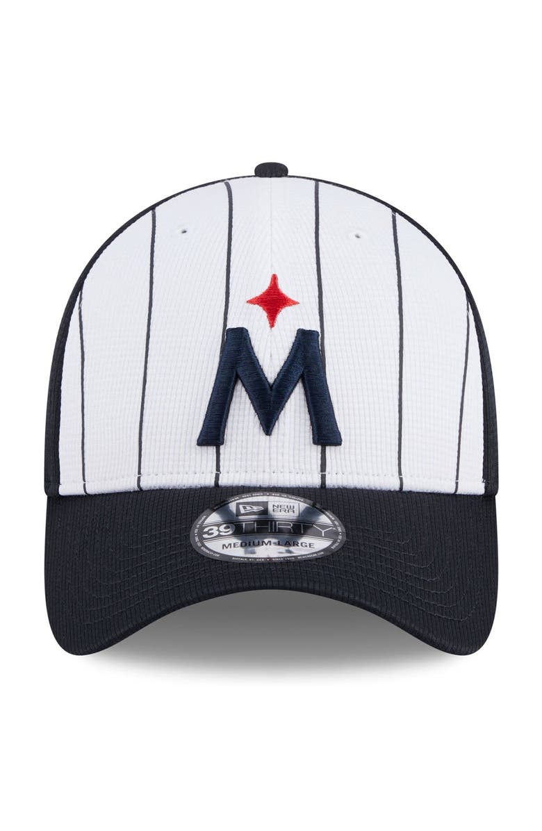 New Era Men's New Era White Minnesota Twins 2024 Batting Practice 39THIRTY Flex Hat, Alternate, color, White