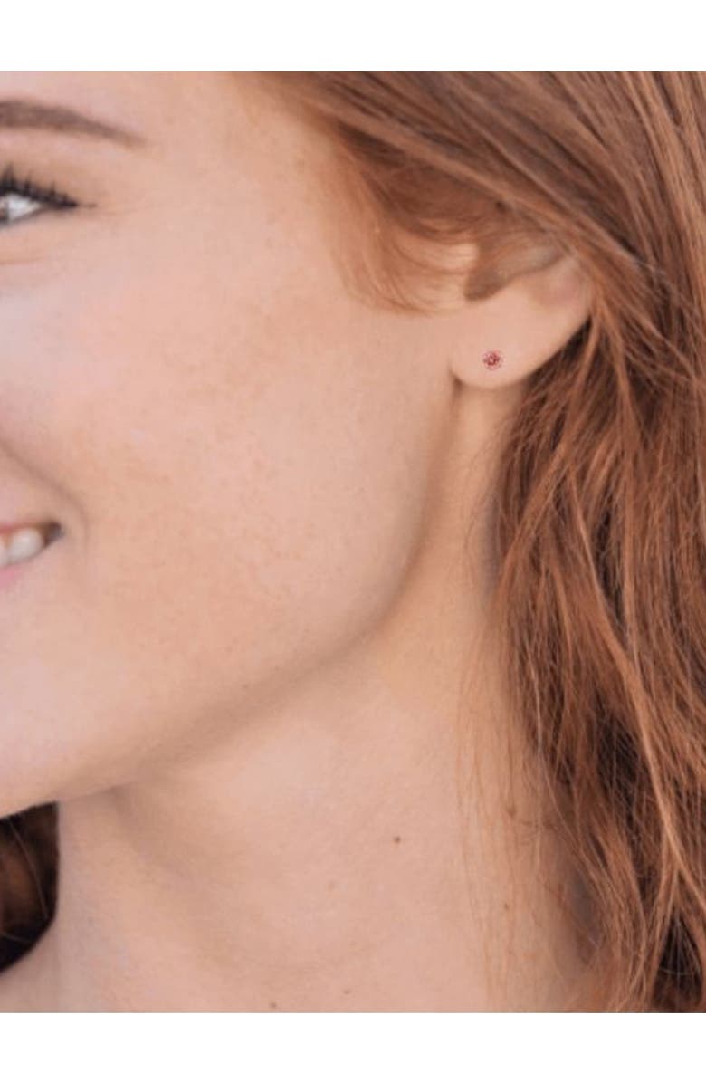 Bliss Diamond 3/8Ct Pink Lab Grown Diamond Screw Back Studs, Alternate, color,