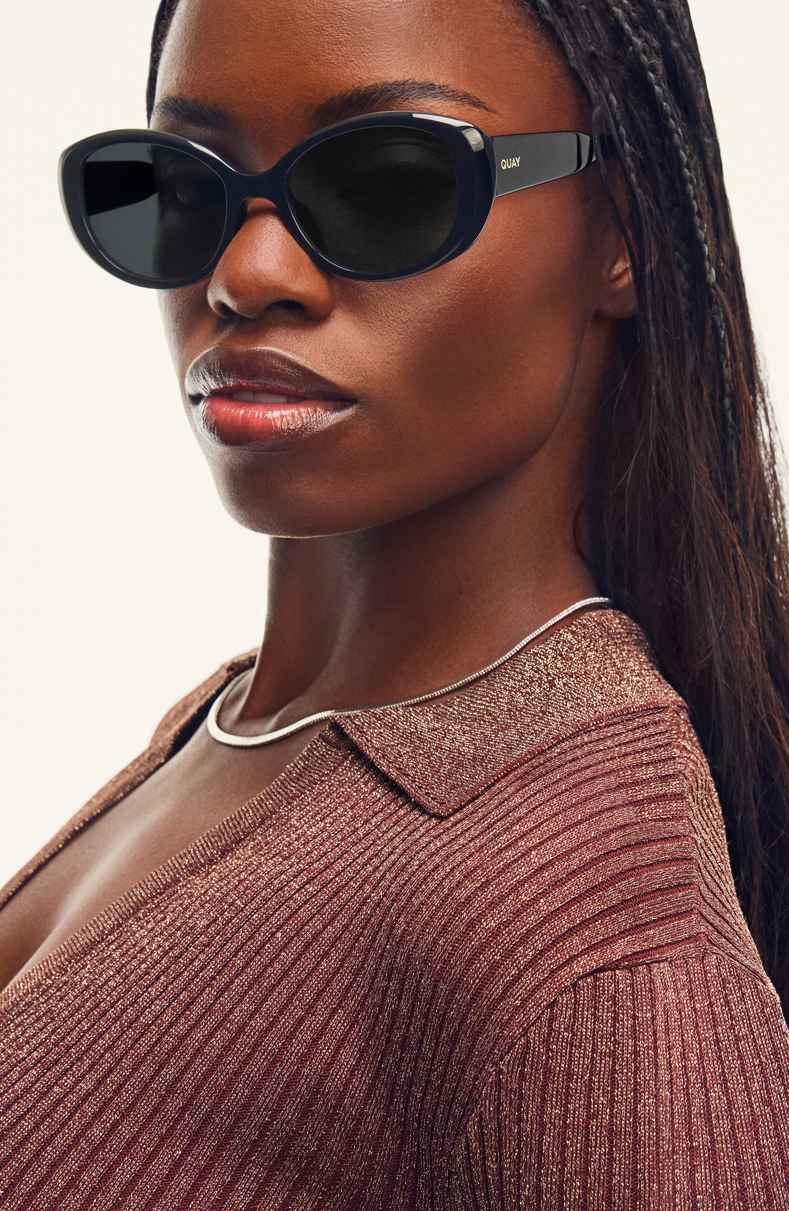 Quay | Women\'s Quay Shook Round Sunglasses, 50mm Amazon.com: QUAY - Women main image 3