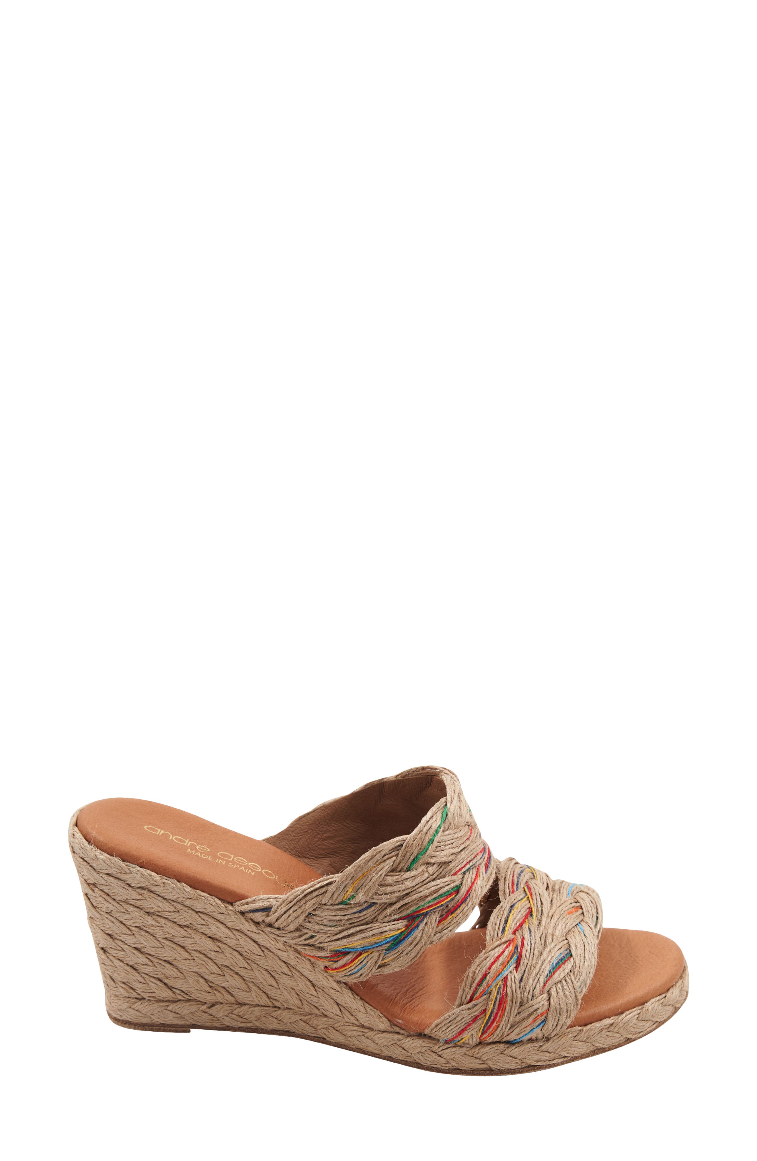 André Assous Nolita Wedge Sandal, Alternate, color, 