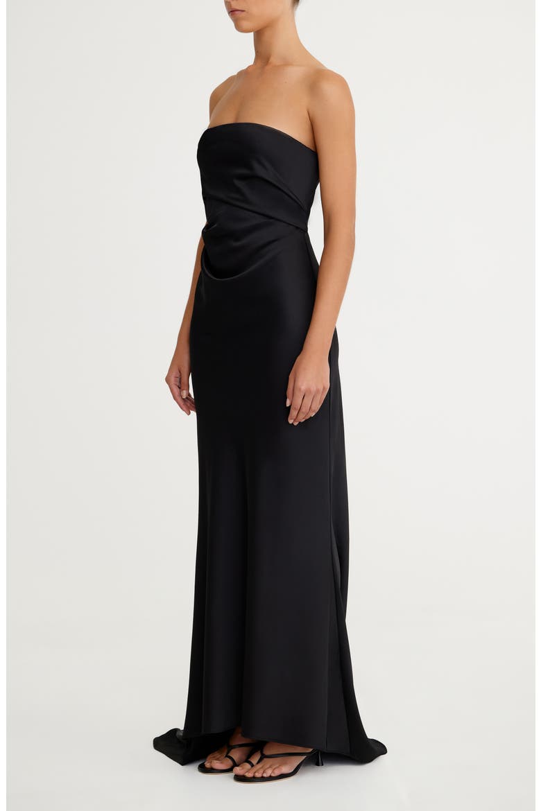nordstrom black strapless dress Women's Black Dresses