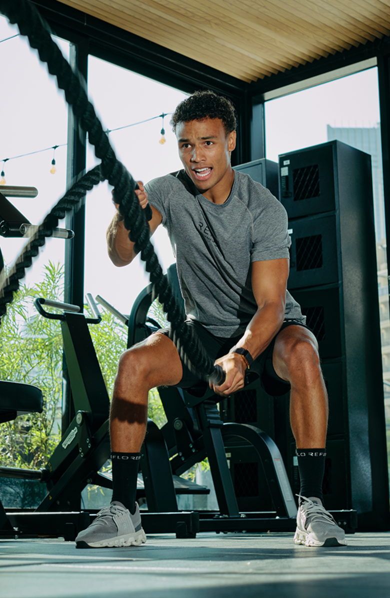 Reflo Zeya Recyled Performance T-Shirt, Alternate, color, Black