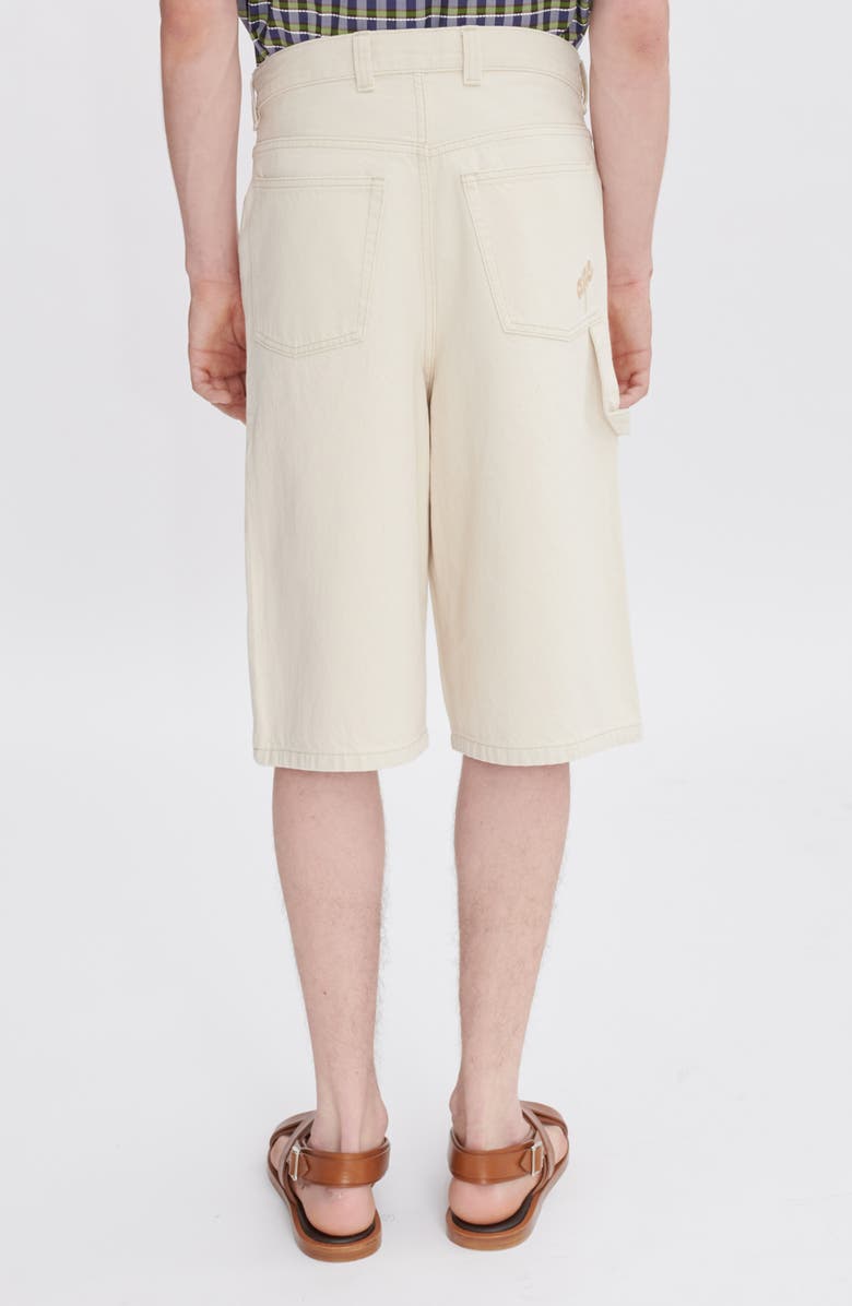 A.P.C. Westland Cotton Utility Shorts, Alternate, color, Aad Ecru