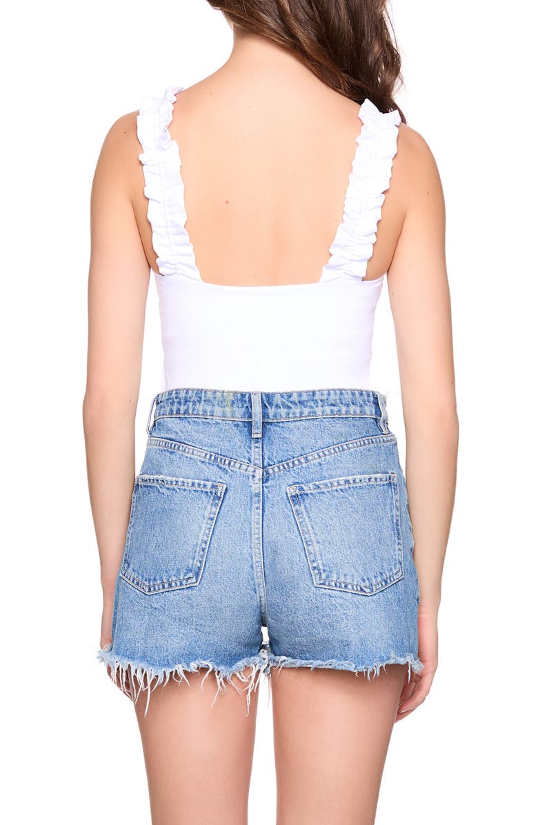 Susana Monaco Ruffle Strap Tank Top, Alternate, color, 