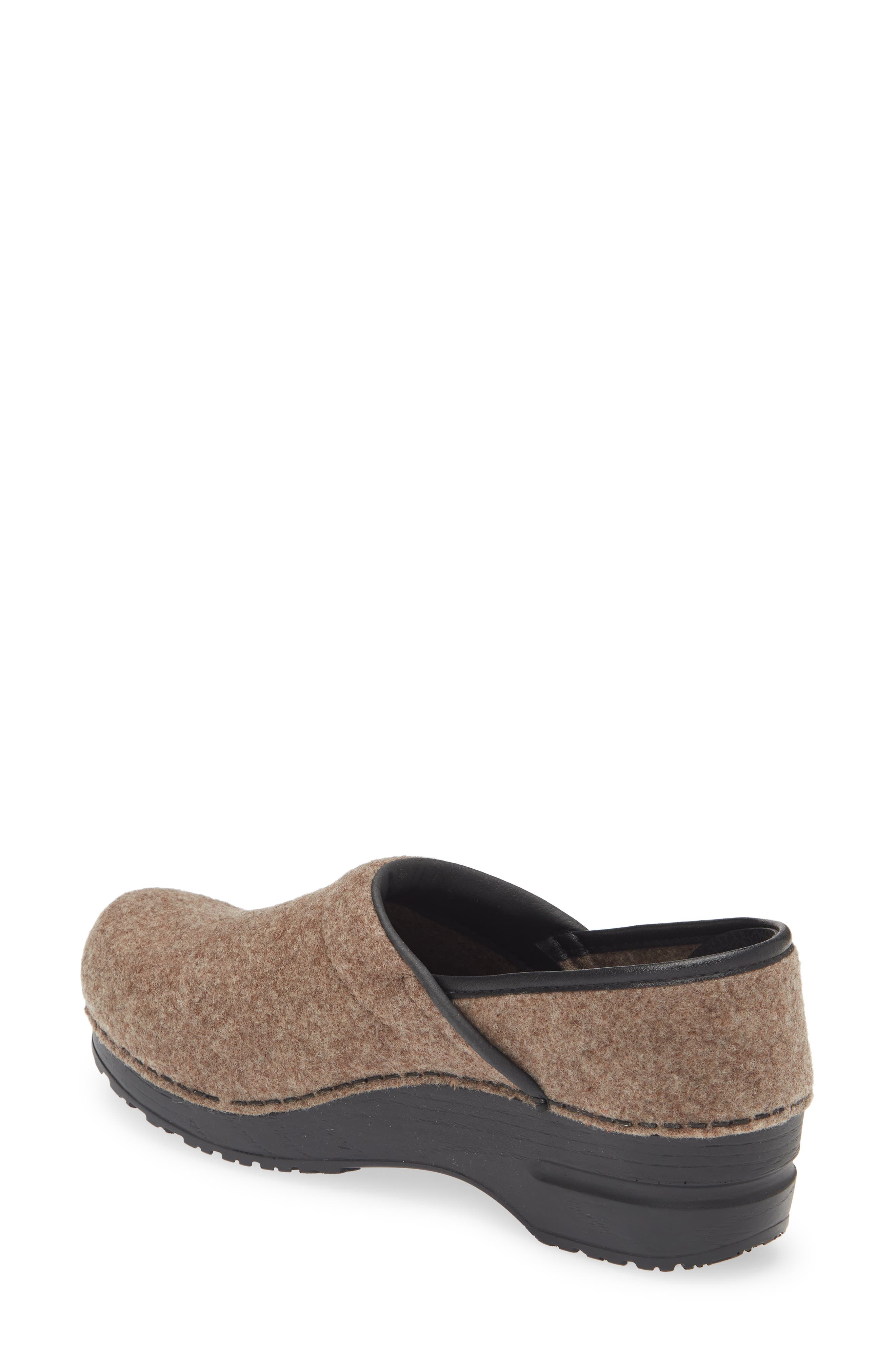Sanita Ava Wool Clog, Alternate, color, Stone