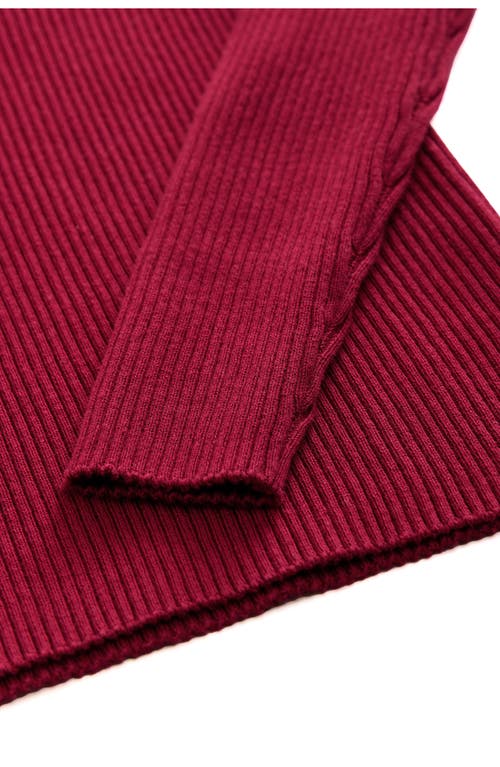 Next Kids' Rib Turtleneck Sweater In Red