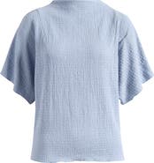 Vince Camuto Textured Mock Neck Top