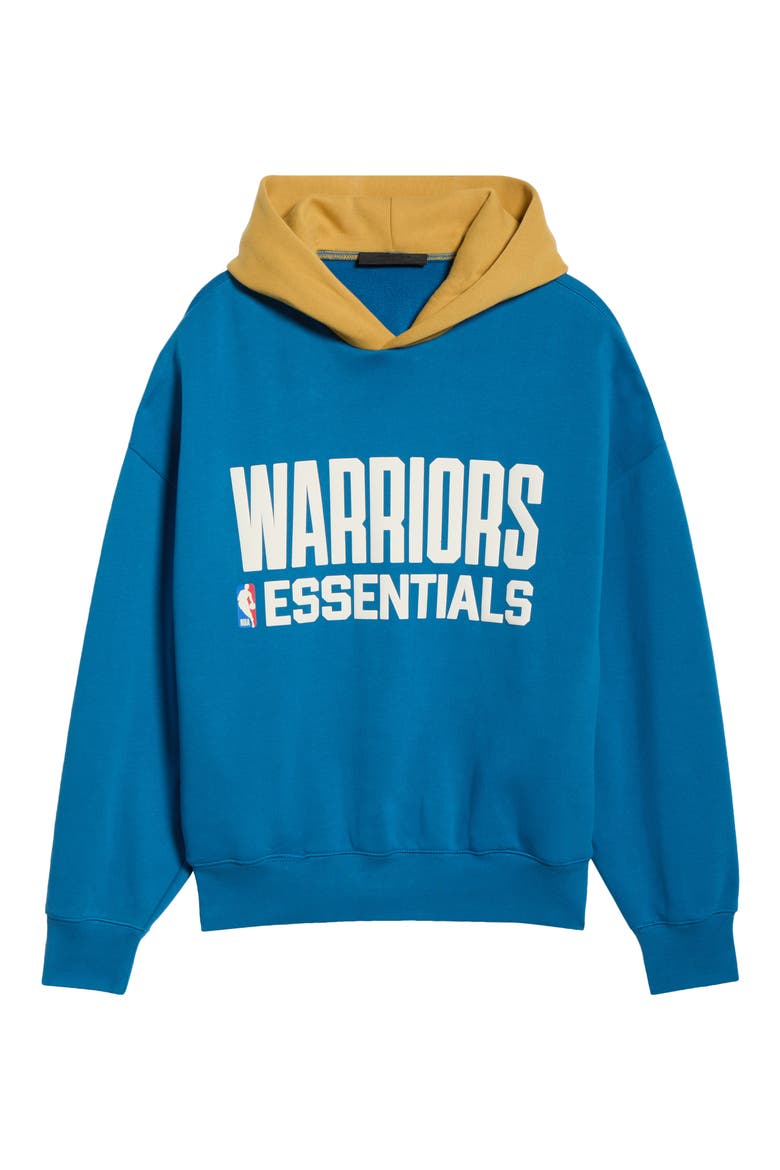 x NBA Warriors Sports Fit Hoodie, Alternate, color, BLUE SAPPHIRE/ CANYON