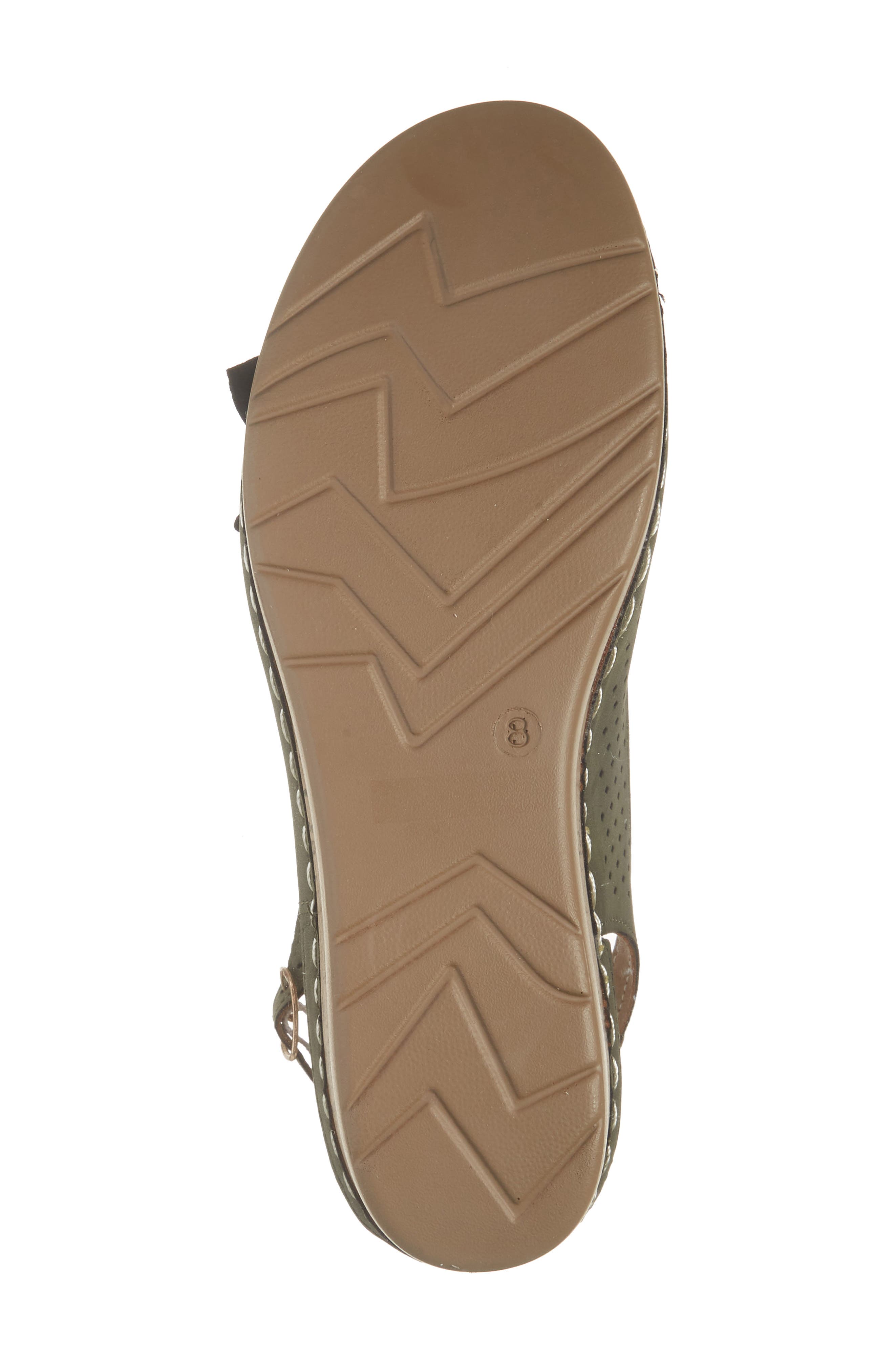 Bethea Floral Appliqué Slingback Sandal, Alternate, color, GREEN
