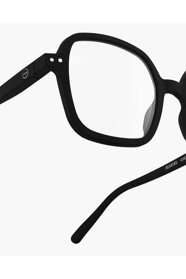 Office 52mm Square Reading Glasses, Alternate, color, Black